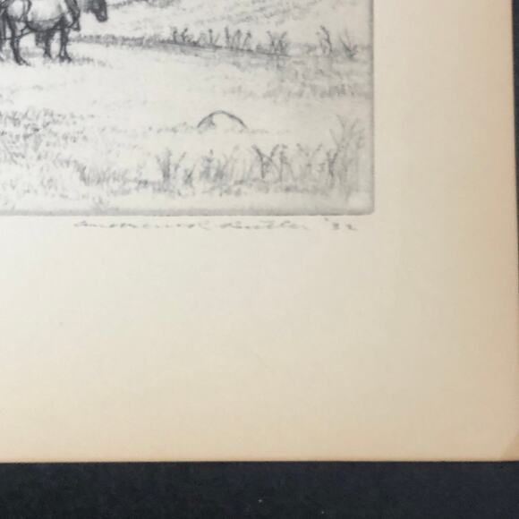 Andrew Butler "New England Scene" Art 1930s Print Treasury Collection Sketch Vtg - Picture 3 of 14